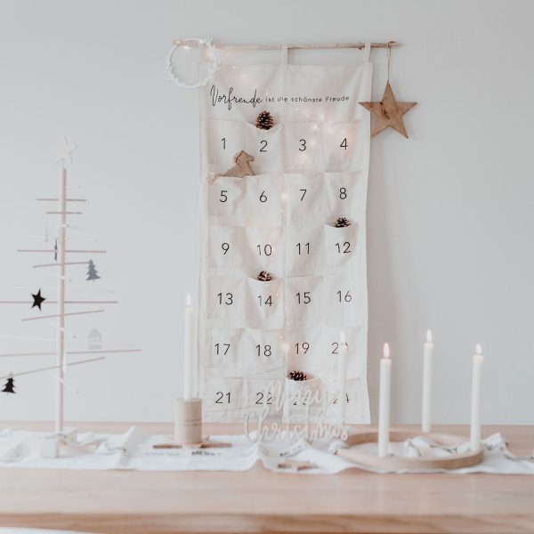 Adventskalender Vorfreude creme Angebot